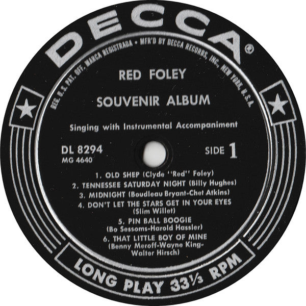Red Foley - Souvenir Album - LP