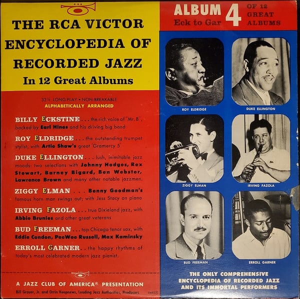 Various - The RCA Victor Encyclopedia Of Recorded Jazz: Album 4 - Eck To Gar - LP