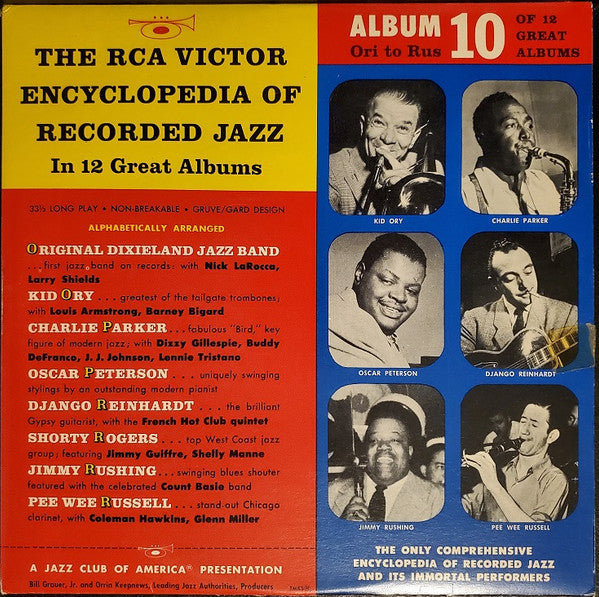 Various - The RCA Victor Encyclopedia Of Recorded Jazz: Album 10 - Ori To Rus - LP