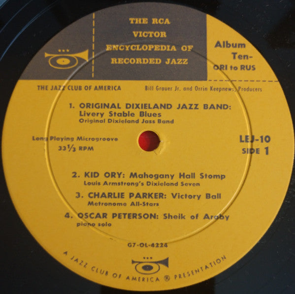 Various - The RCA Victor Encyclopedia Of Recorded Jazz: Album 10 - Ori To Rus - LP