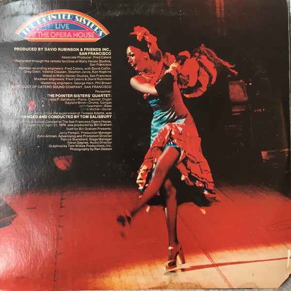 The Pointer Sisters* - The Pointer Sisters Live At The Opera House - LP