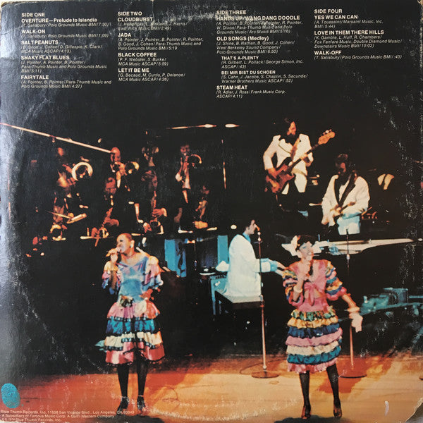 The Pointer Sisters* - The Pointer Sisters Live At The Opera House - LP