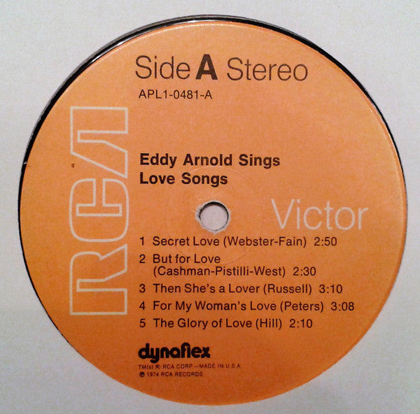 Eddy Arnold - Eddy Arnold Sings Love Songs - LP
