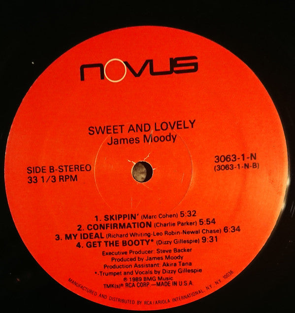 James Moody - Sweet And Lovely - LP - LP