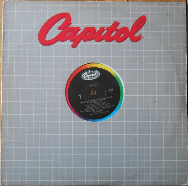 Lillo* - (You're A) Good Girl - LP