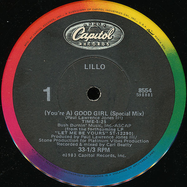 Lillo* - (You're A) Good Girl - LP