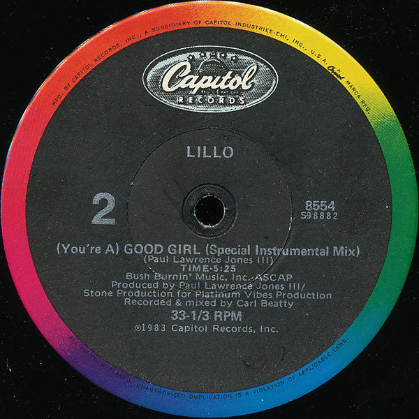 Lillo* - (You're A) Good Girl - LP