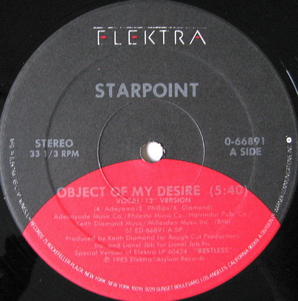 Starpoint - Object Of My Desire - LP