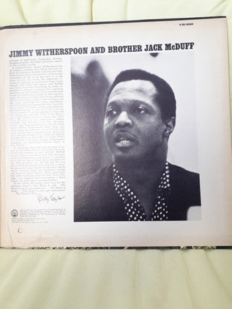 Jimmy Witherspoon With Brother Jack McDuff - The Blues Is Now - LP