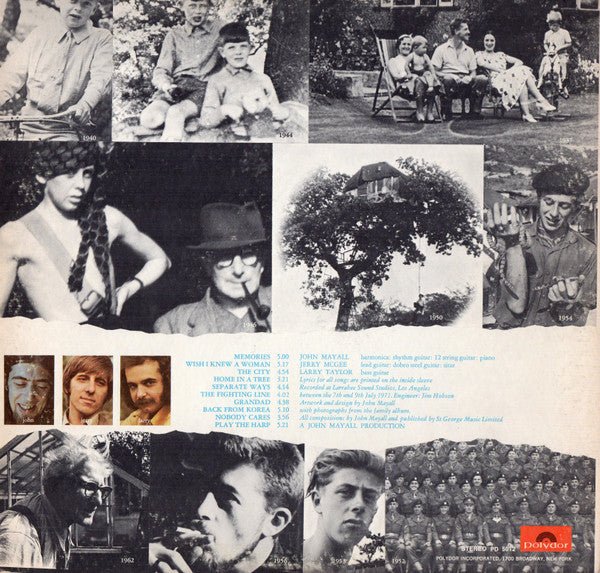 John Mayall • Jerry McGee • Larry Taylor - Memories - LP