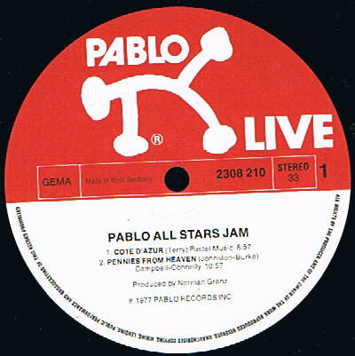 The Pablo All Stars Jam* - Montreux '77 - LP