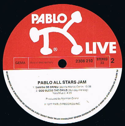 The Pablo All Stars Jam* - Montreux '77 - LP