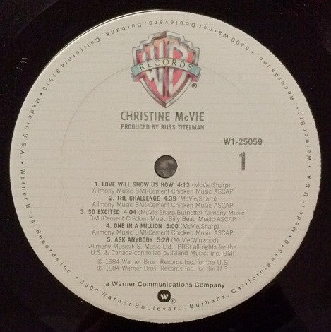 Christine McVie - Christine McVie - LP