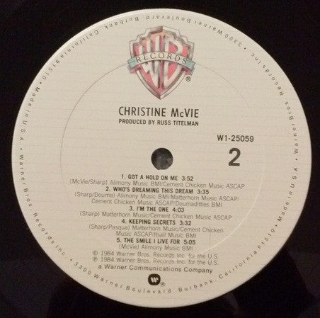 Christine McVie - Christine McVie - LP