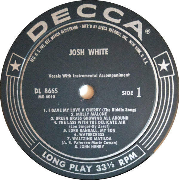 Josh White - Josh White - LP