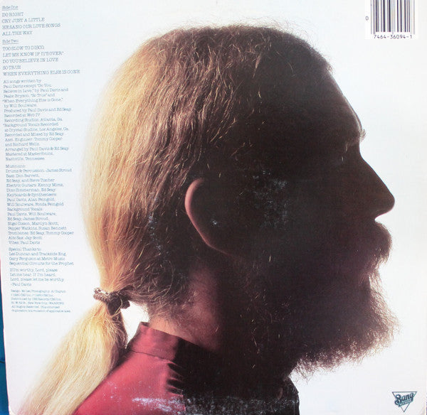 Paul Davis (3) - Paul Davis - LP