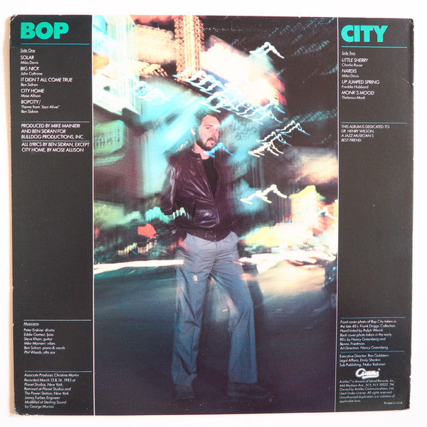 Ben Sidran - Bop City - LP