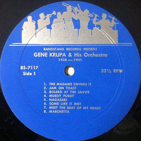 Gene Krupa And His Orchestra Featuring Irene Day* - Anita O'Day - Wire Brush Stomp (1938-1941) - LP