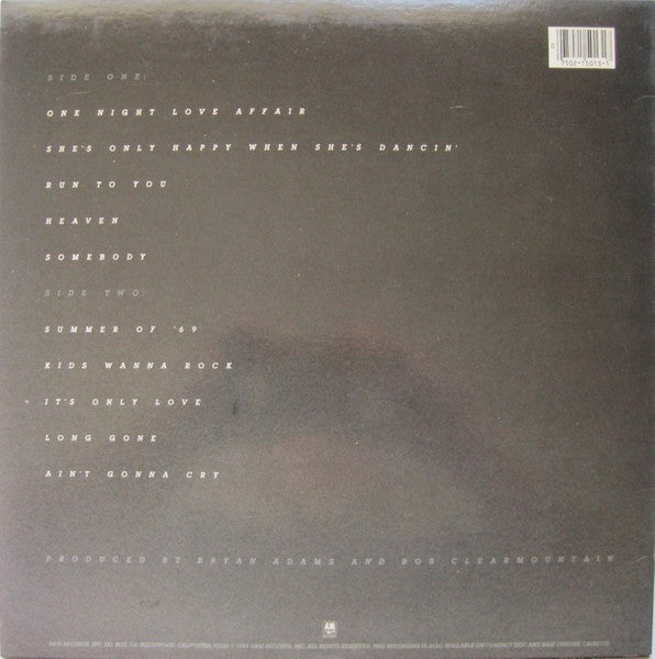 Bryan Adams - Reckless - LP