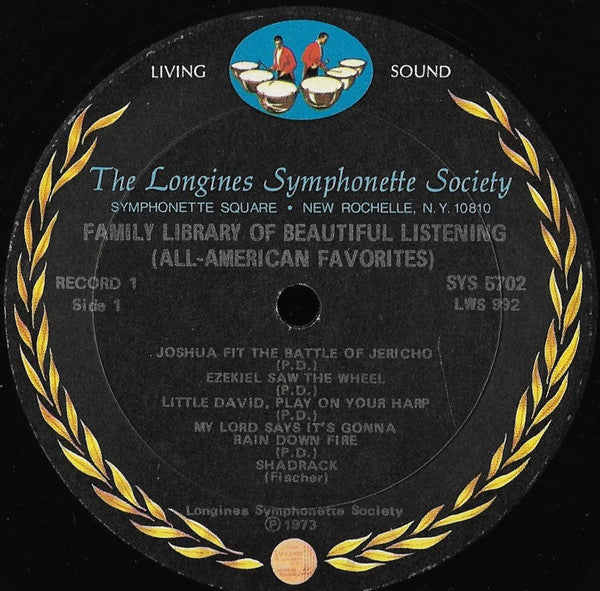 The Longines Symphonette Society* - All-American Favorites - LP