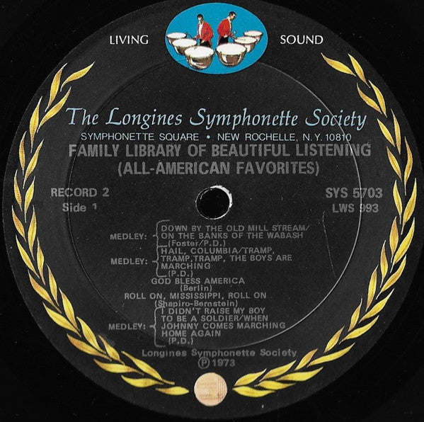 The Longines Symphonette Society* - All-American Favorites - LP