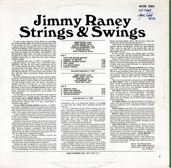 Jimmy Raney - Strings & Swings - LP
