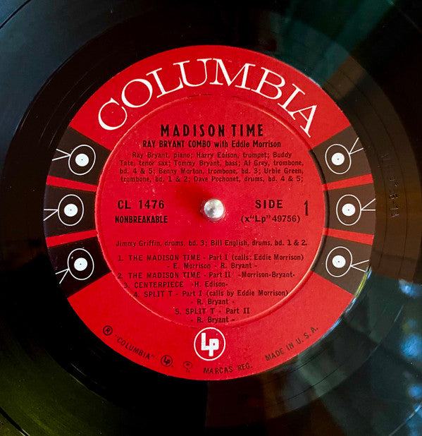 Ray Bryant Combo* - Madison Time - LP
