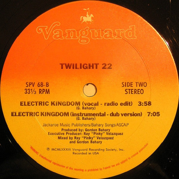 Twilight 22 - Electric Kingdom - LP