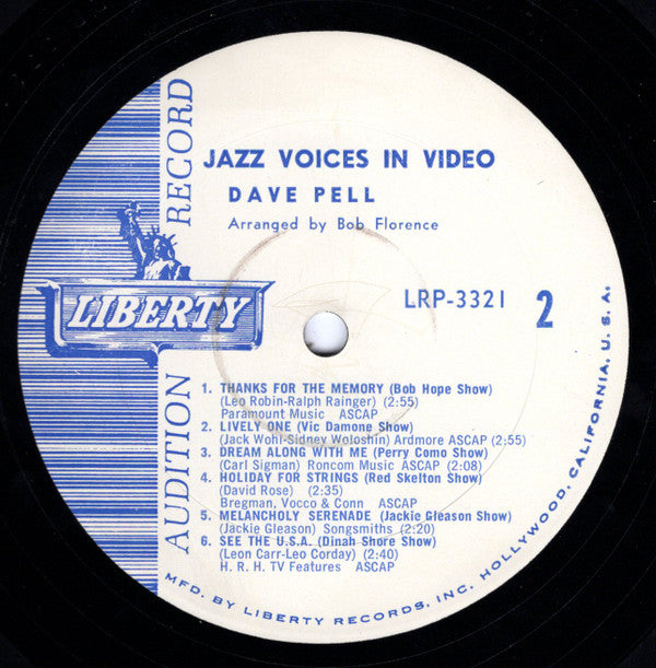 Dave Pell - Jazz Voices In Video - LP
