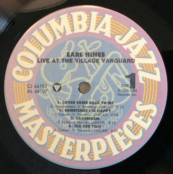 Earl Hines - Live At The Village Vanguard - LP