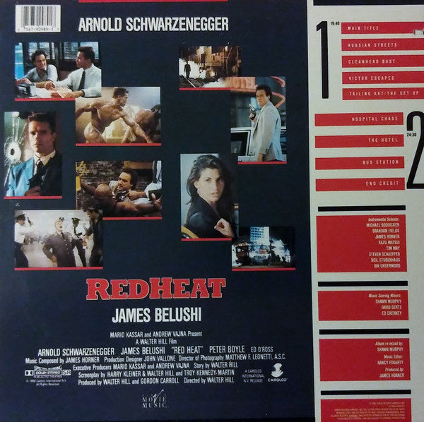 James Horner - Red Heat (Original Motion Picture Soundtrack) - LP