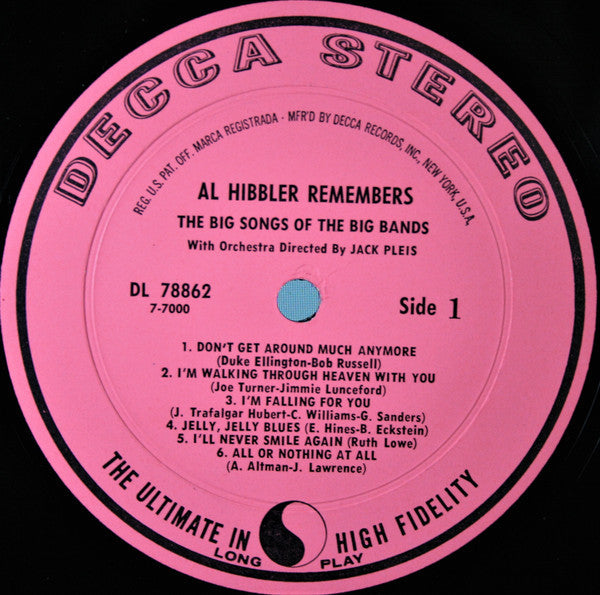 Al Hibbler - Al Hibbler Remembers