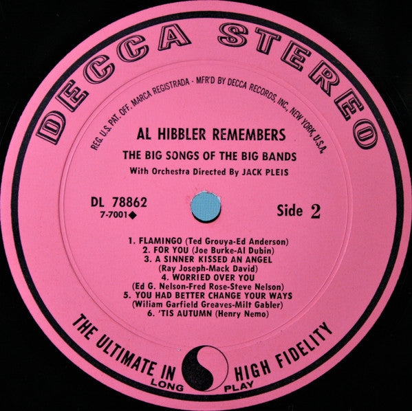 Al Hibbler - Al Hibbler Remembers