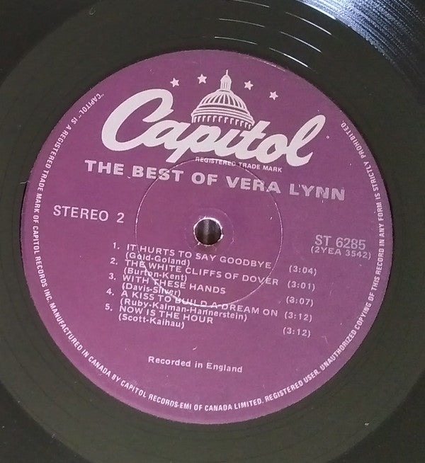 Vera Lynn - The Best Of Vera Lynn - LP
