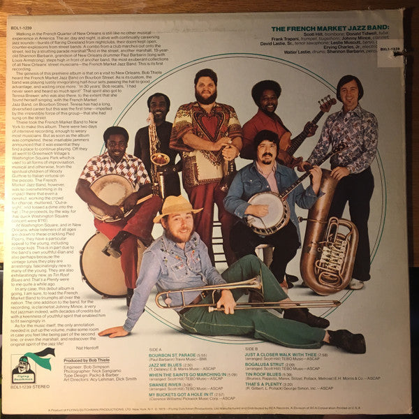 The French Market Jazz Band - Direct From New Orleans - LP