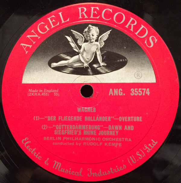 Wagner*, Rudolf Kempe, Berlin Philharmonic Orchestra*, Women's Chorus Of The Berlin State Opera - Wagner: Tannhauser, Die Gotterdammerung, The Flying Dutchman - LP