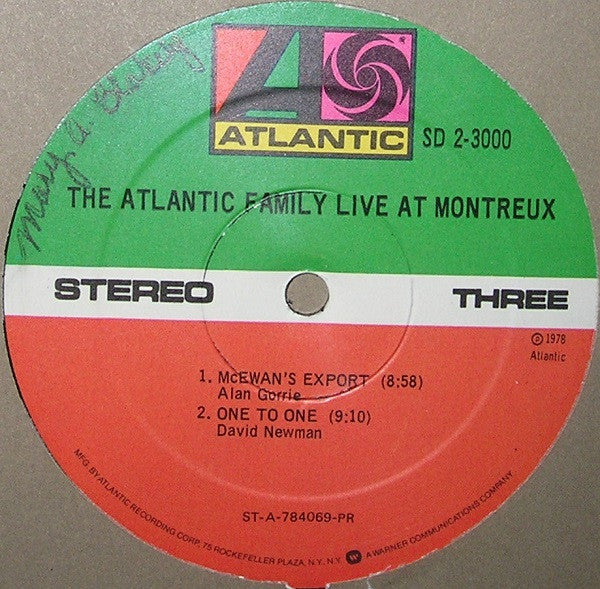The Atlantic Family - Live At Montreux - LP