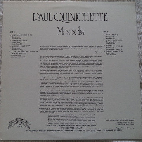Paul Quinichette - Moods - LP