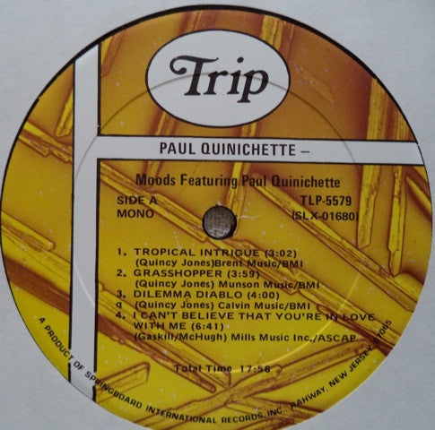 Paul Quinichette - Moods - LP
