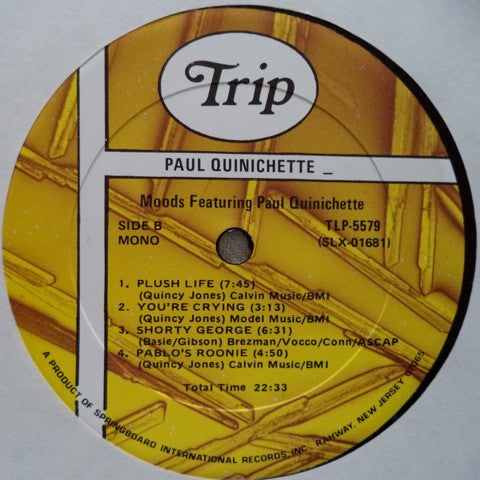 Paul Quinichette - Moods - LP