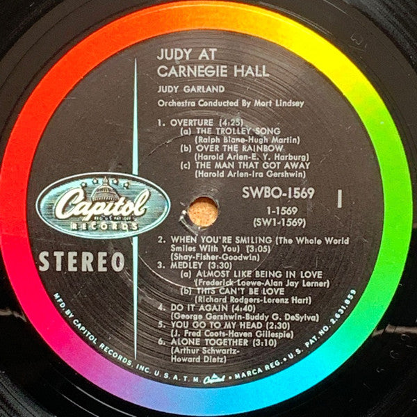 Judy Garland - Judy At Carnegie Hall - Judy In Person - LP