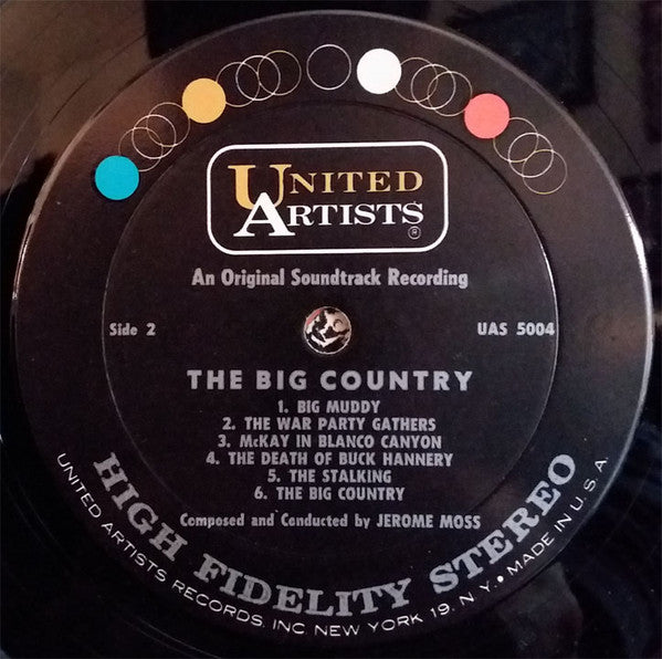Jerome Moross - The Big Country (Original Music From The Motion Picture Sound Track) - LP