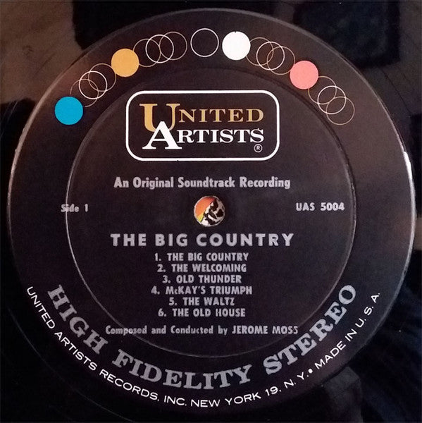 Jerome Moross - The Big Country (Original Music From The Motion Picture Sound Track) - LP