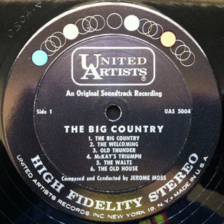 Jerome Moross - The Big Country (Original Music From The Motion Picture Sound Track) - LP