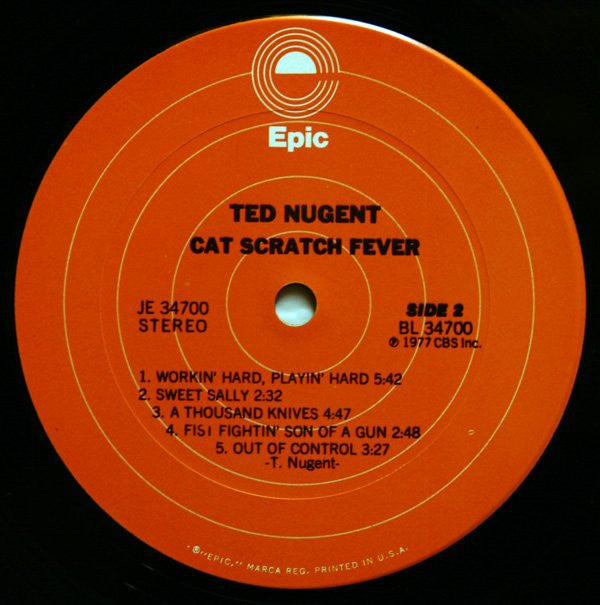 Ted Nugent - Cat Scratch Fever - LP