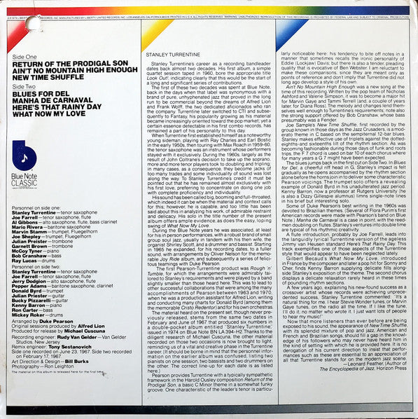 Stanley Turrentine - New Time Shuffle - LP