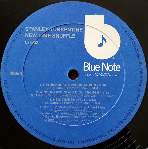 Stanley Turrentine - New Time Shuffle - LP