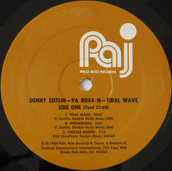 Denny Zeitlin - Tidal Wave - LP