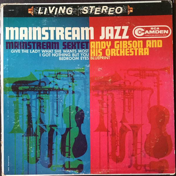 Andy Gibson And His Orchestra / The Mainstream Sextet - Mainstream Jazz - LP