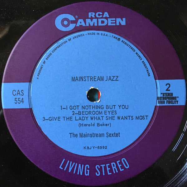 Andy Gibson And His Orchestra / The Mainstream Sextet - Mainstream Jazz - LP
